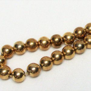 Pretty Shiny CHAPS GOLD BEAD Toggle Bracelet